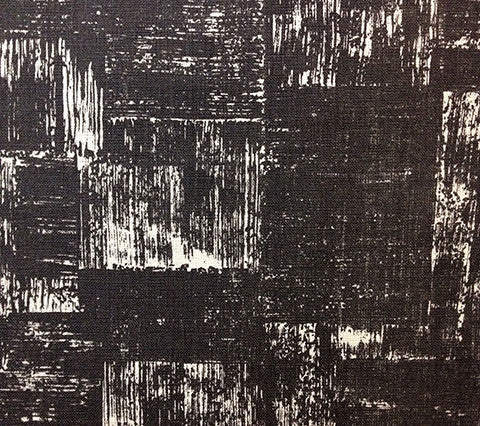 China Seas Fabric: New Shadows - Custom Gunmetal Gray on Tinted 100% Linen