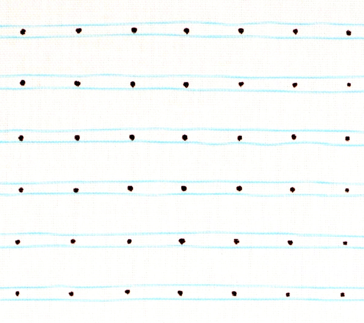 Alan Campbell Fabric: Soho - Custom China Blue / Brown on White Belgian Linen/Cotton detail