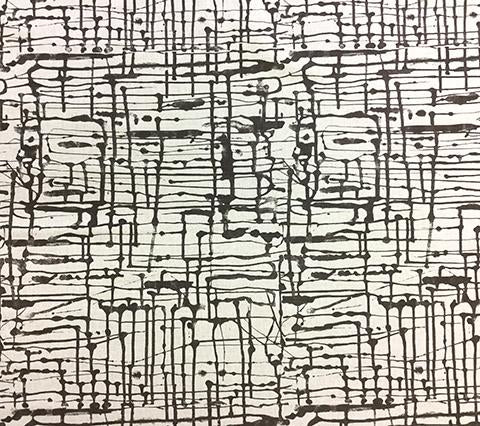 Alan Campbell Fabric: Twill on Oatmeal - Custom Steel Gray on Oatmeal Belgian Linen/Cotton