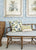 China Seas Wallpaper: Bali II - Custom Blue Dragon on White Paper (FIVE YARD MINIMUM)