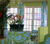 China Seas Fabric: Martinique Reverse - Custom Banana on Cream 100% Linen