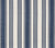 Quadrille Fabric: Lane Stripe  - Custom Navy on Tinted Belgian Linen / Cotton