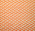 China Seas Fabric: Aga Reverse - Custom Orange on White 100% Linen