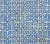 China Seas Fabric: Nitik II - Custom Blue /  Flores Blue on Tinted Belgian Linen / Cotton