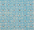 China Seas Fabric: Nitik II - Custom New Turquoise / Navy on Vellum Suncloth (OUTDOOR)