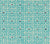 China Seas Fabric: Nitik II - New Turquoise / Navy on Tinted Belgian Linen / Cotton