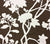 Quadrille Fabric: Happy Garden Background - Custom Brown on Tinted Belgian Linen / Cotton