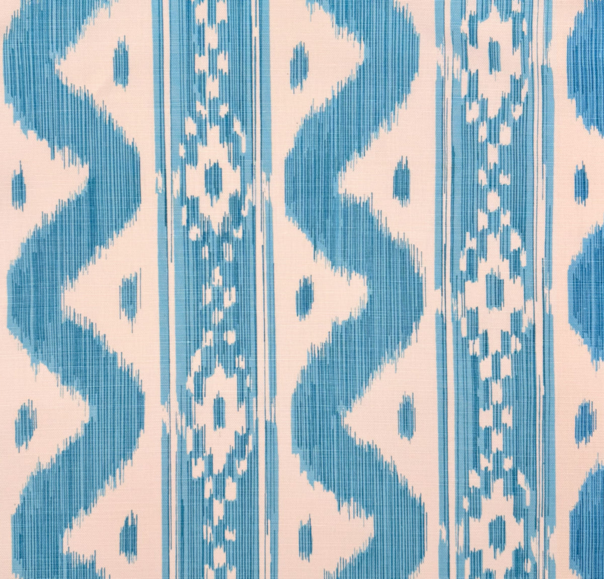 Textured pattern with blue and beige stripes on a white background