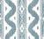 China Seas Wallpaper: Bali Hai - Custom Blues on White Paper (5 YARD MINIMUM)