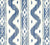 China Seas Fabric: Bali Hai - Custom Blues on White Belgian Linen/Cotton