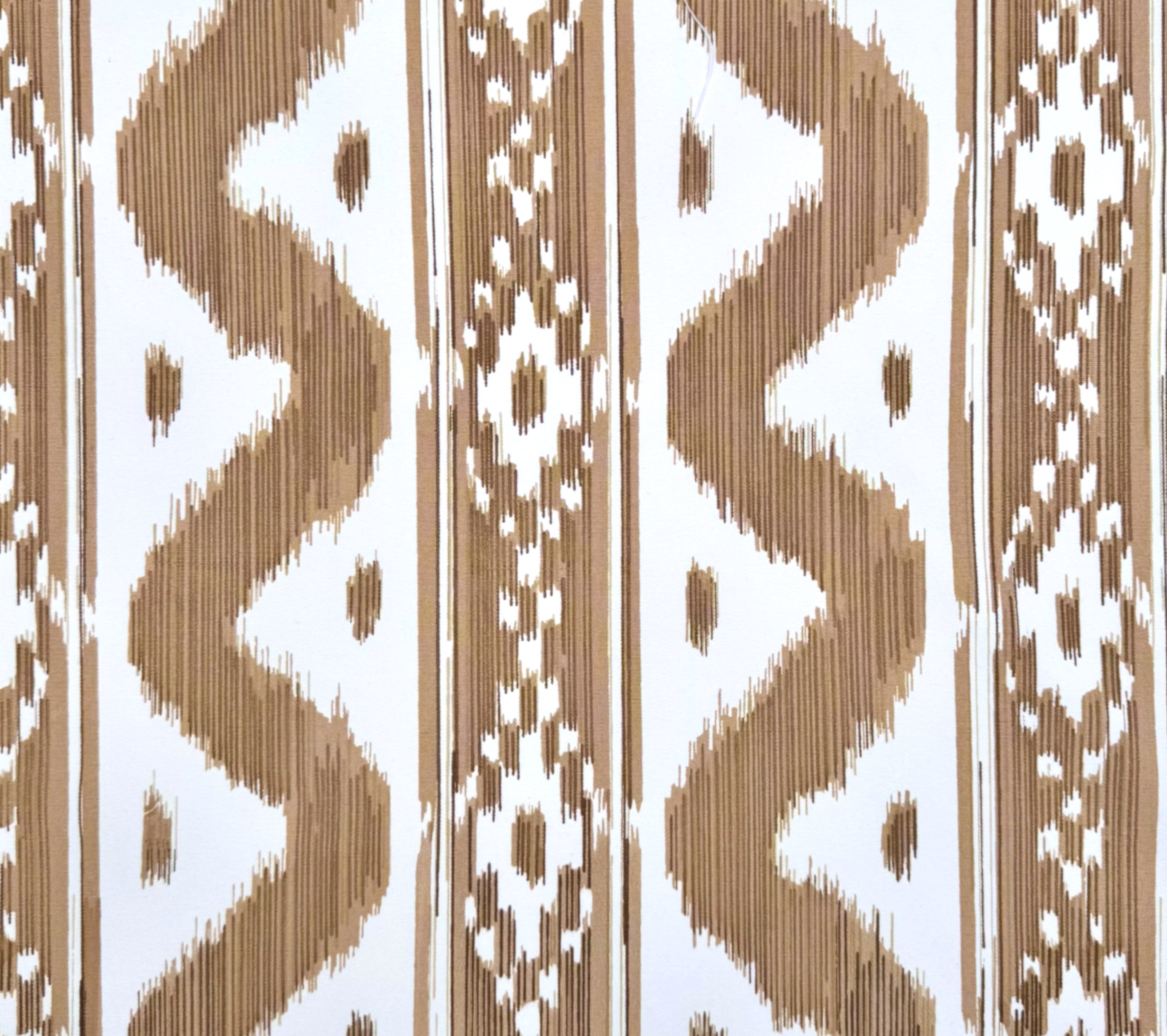 Alan Campbell Fabric: Meloire Reverse - Custom Turquoise on Tinted