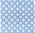 China Seas Fabric: Sigourney Small Scale Reverse - Custom Royal Blue on White Suncloth