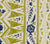 China Seas Fabric: Biron Batik - Custom Jungle Green / Navy on Tinted 100% Linen