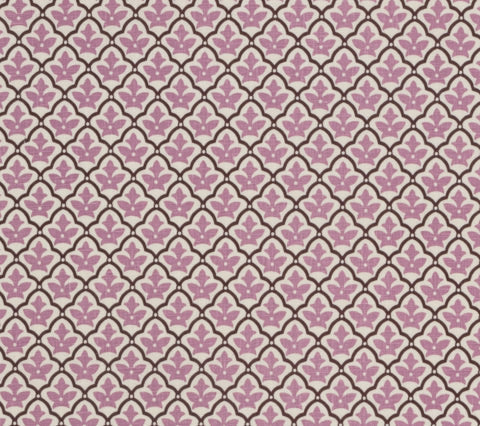 China Seas Fabric: Cumberland - Custom Purple / Lilac on Tinted 100% Linen
