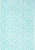 Quadrille Fabric: Ishim Ikat - Custom Turquoise on White 100% Linen
