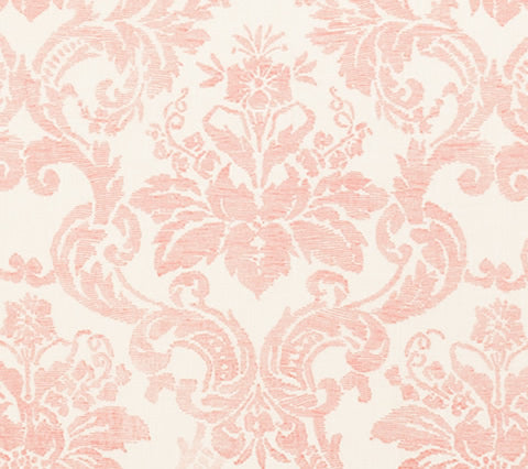 Quadrille Fabric: Victoria - Custom Old Pink on Tinted 100% Linen
