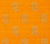 China Seas Fabric: Bangalore Paisley - Custom Gold on Orange 100% Silk Shantung