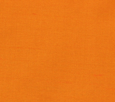 China Seas Fabric:  Orange 100% Silk Shantung