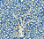 China Seas Fabric: Arbre De Matisse Reverse - Custom China Blue on Tinted Belgian Linen / Cotton