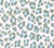 China Seas Fabric: Conga Line - Custom Pale Aquas on White Belgian Linen / Cotton