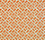 China Seas Fabric: Edo - Custom Orange on Tinted Belgian Linen / Cotton