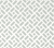A wallpaper with a Chinoiserie-style geometric print in custom color on a almost white background.
