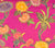 China Seas Fabric: Turtle Batik - Custom Magenta Multi on Tinted Mandarin Oyster Linen / Cotton