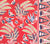 China Seas Fabric: Malay Batik - Watermelon / Blue on White Suncloth (OUTDOOR)