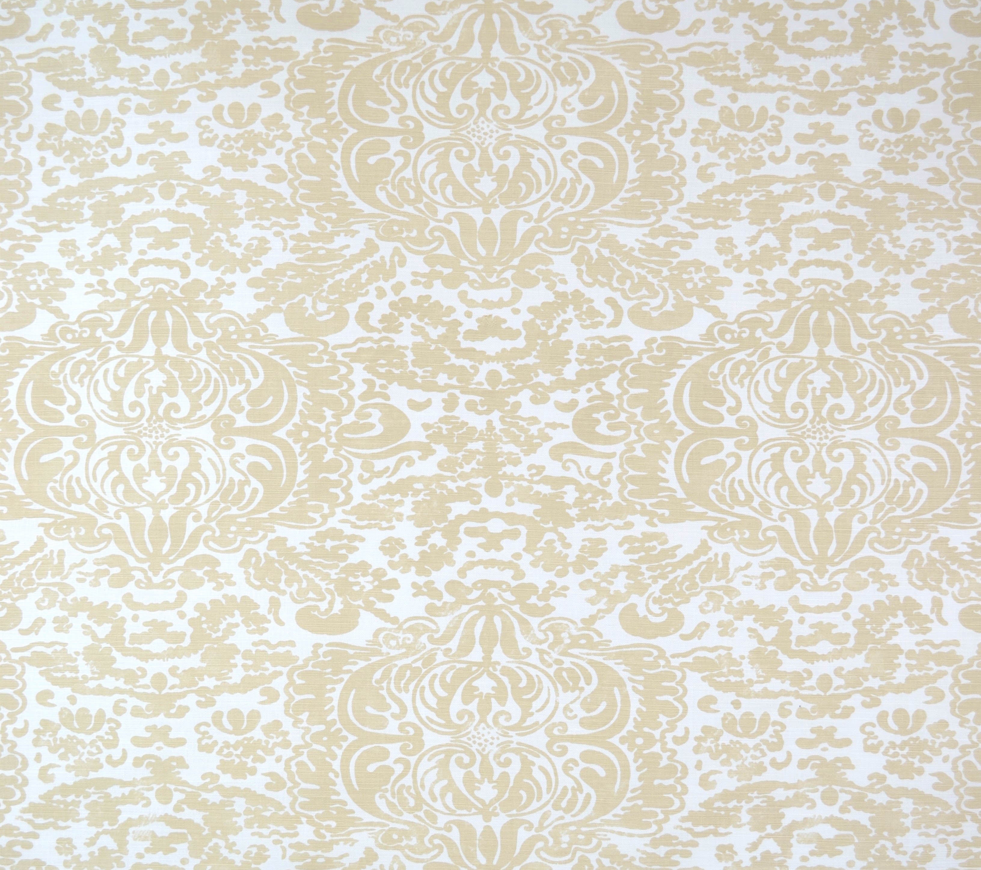 China Seas Fabric: San Marco - Custom Greige on Tinted Belgian Linen/Cotton