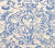 China Seas Fabric: San Marco - Custom Dark Zibby Blue on White 100% Linen