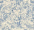 China Seas Fabric: San Marco - Custom Delphi Blue on Tinted Belgian Linen / Cotton