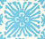 China Seas Wallpaper: Sigourney - Custom Turquoise on White Paper (FIVE YARD MINIMUM)