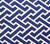 China Seas Fabric: Aga Reverse - Custom Blue on Tinted Belgian Linen / Cotton
