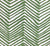 Alan Campbell Fabric: Zig Zag - Custom Leaf Green on White Belgian Linen / Cotton