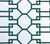 Quadrille Wallpaper: Brighton - Custom Rainforest Green on White Paper (5 yard minimum)