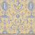 Quadrille Fabric: Kedleston -Old Gold on White Linen / Cotton