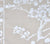 China Seas Fabric: Hawthorne - Custom New Beige on White Cotton Sateen
