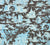 Quadrille Fabric: Paradise Garden - Custom Turquoise / New Charcoal Belgian Linen / Cotton