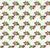 Quadrille Fabrics: Frambroises - Custom Color on Curtain Weight- Greens / Rose on Tinted Linen