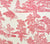 Quadrille Fabric: Les Enfants Engraving - Custom Rose on Tinted Belgian Linen / Cotton