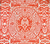 Quadrille Fabric: Veneto Custom Ground / Color - Custom Tomato on Tinted Linen