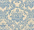 Quadrille Fabric: Victoria - Custom Colonial Blue on Tinted Belgian Linen / Cotton