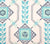 Quadrille Fabric: Vanderpoel Stripe - Custom Turquoise / Navy on Oyster - Heavy Linen - Upholstery Weight