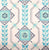 Quadrille Fabric: Vanderpoel Stripe - Custom Turquoise / Navy on Oyster - Heavy Linen - Upholstery Weight