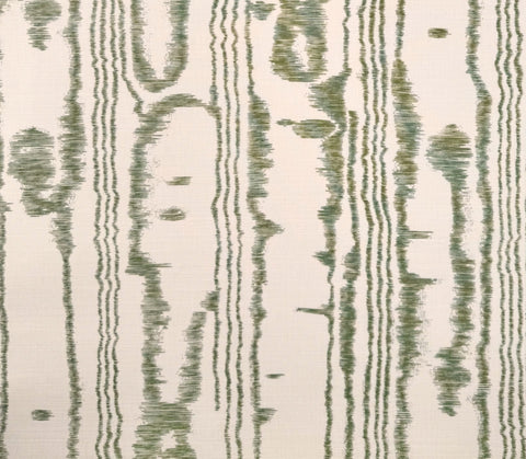 Quadrille Fabric: Melanie II - Custom Multi Greens on Belgian Linen / Cotton