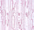 Quadrille Wallpaper: Melanie II - Custom Multi Pinks on White Paper (FIVE YARD MINIMUM)