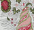 Quadrille Fabric: St Barts - Multi Greens / Pinks / Reds / Taupe on White Belgian Linen / Cotton