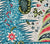 Quadrille Fabric: Les Indiennes Multicolor - Custom Multi Blue / Salmon / Red on Belgian Linen / Cotton