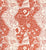 Quadrille Fabric: Les Indiennes One Color - Custom Shrimp on Cream Suncloth (OUTDOOR)