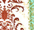 Quadrille Fabric: Tropical Damask - Custom Coral / Aqua / Green / Peach on Westover